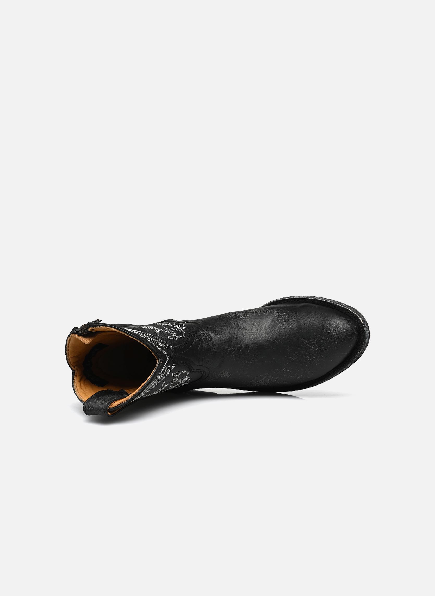 Botines tipo vaquero Polo 17 mujer negro Mexicana Botines tipo vaquero Polo 17 mujer negro BRUSH OFF BLACK