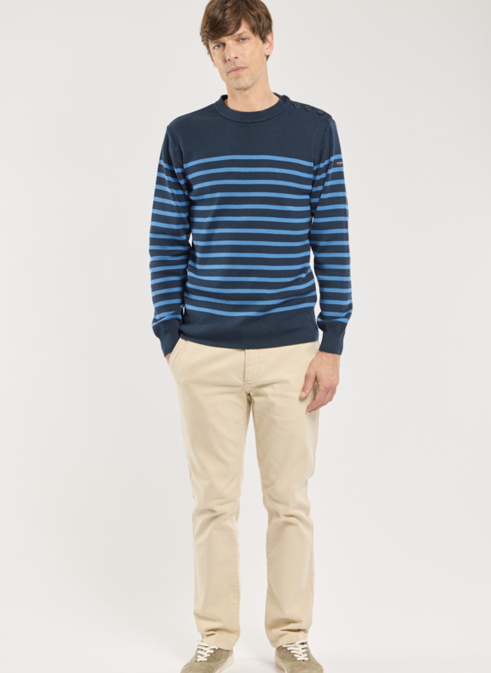 Pulls Pull 46496 milk/ozero homme bleu Armor Lux Pulls Pull 46496 milk/ozero homme bleu Bleu marine