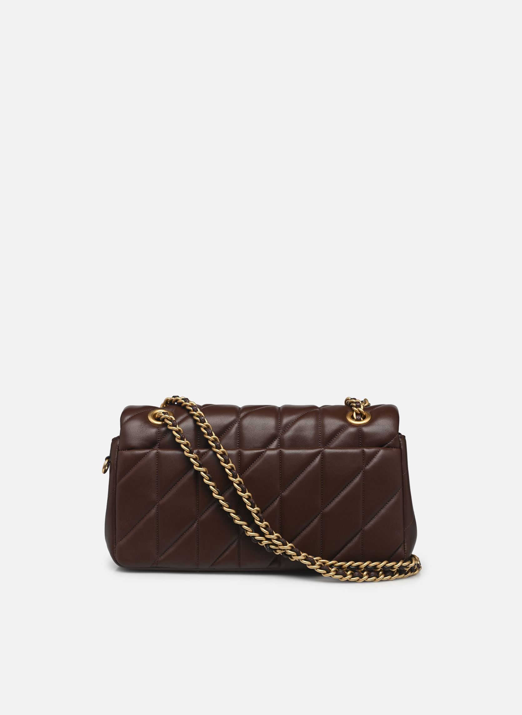 Schoudertassen Tabby Shoulder Bag 26 With Chain dames bruin Coach Schoudertassen Tabby Shoulder Bag 26 With Chain dames bruin B4/MAPLE