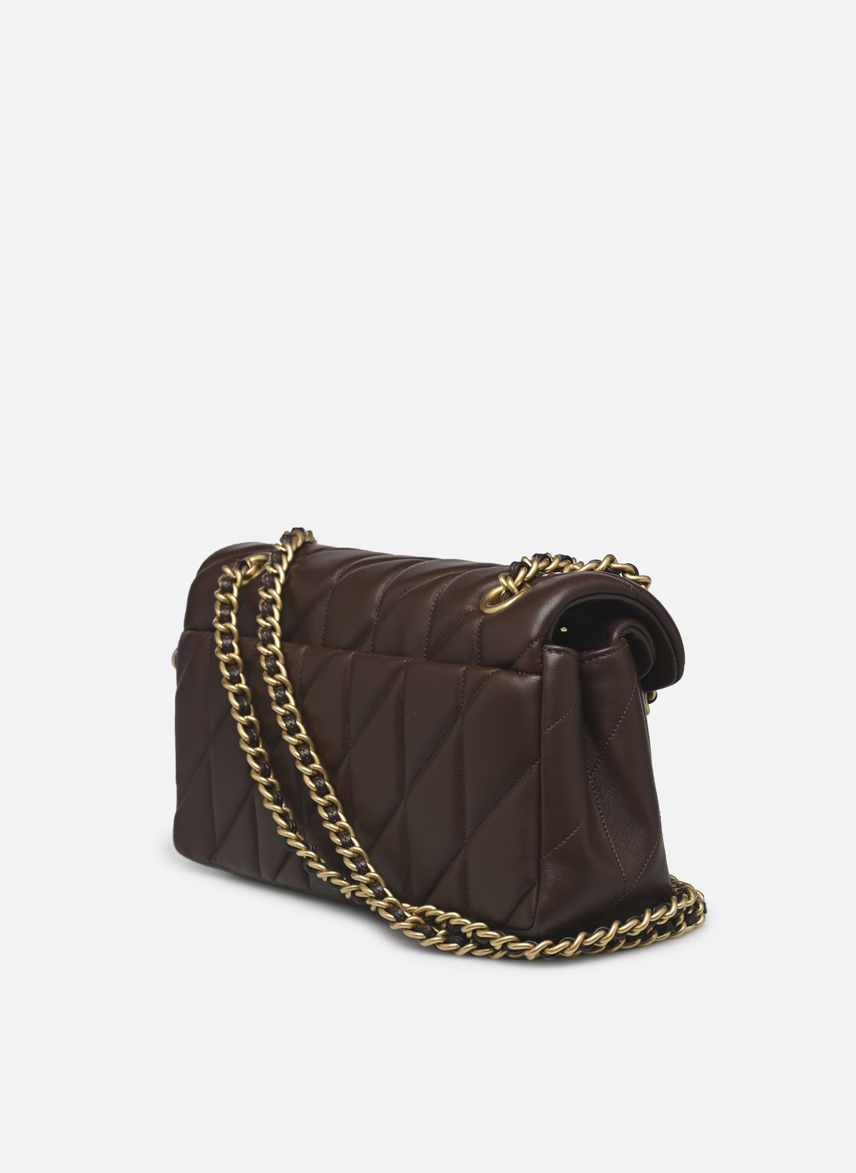 Schoudertassen Tabby Shoulder Bag 26 With Chain dames bruin Coach Schoudertassen Tabby Shoulder Bag 26 With Chain dames bruin B4/MAPLE