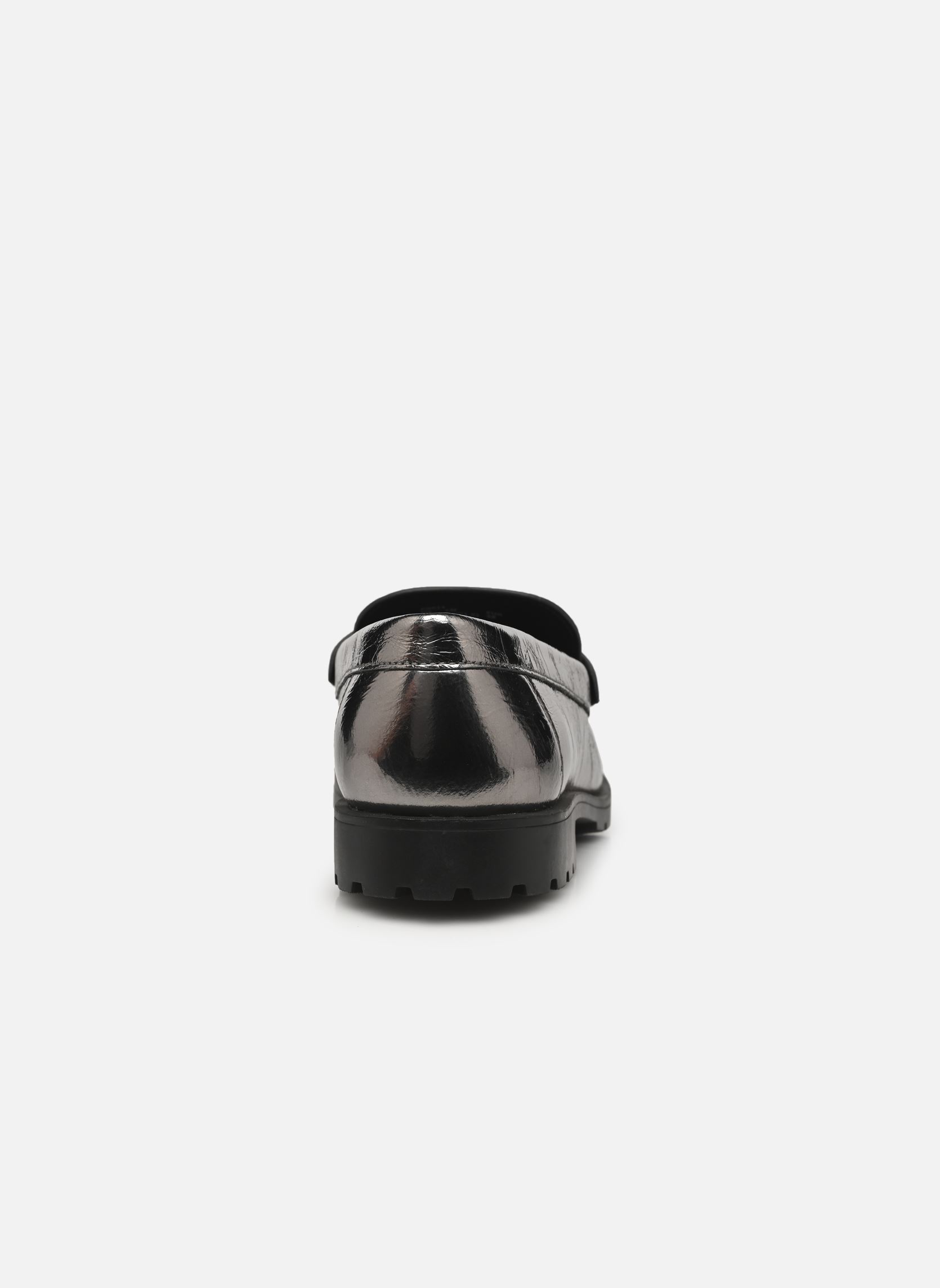 Mocassins Jocelyn crinkle metallic loafer femme argent Coach Mocassins Jocelyn crinkle metallic loafer femme argent ANTHRACITE