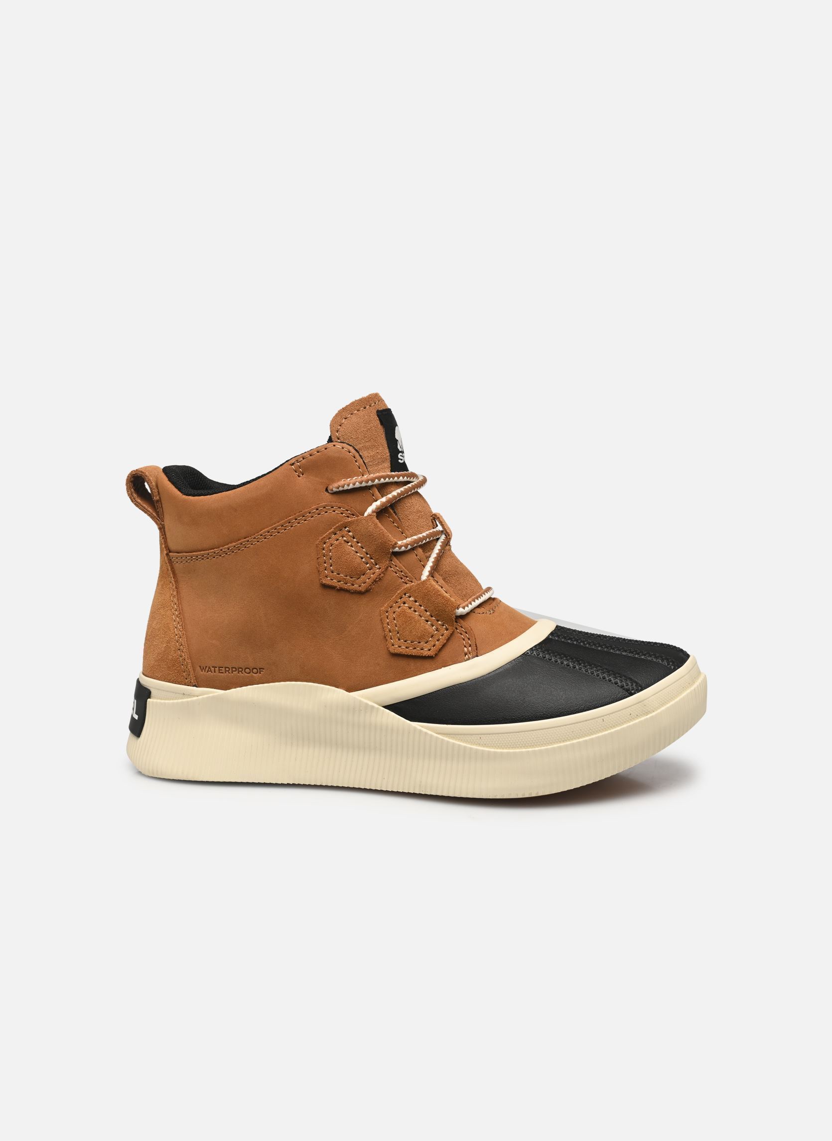 Baskets OUT N ABOUT IV CLASSIC WATERPROOF femme marron Sorel Baskets OUT N ABOUT IV CLASSIC WATERPROOF femme marron Taffy, Black