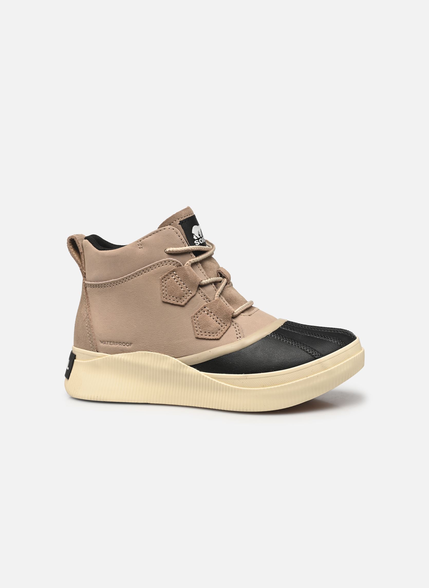 Baskets OUT N ABOUT IV CLASSIC WATERPROOF femme gris Sorel Baskets OUT N ABOUT IV CLASSIC WATERPROOF femme gris Omega Taupe, Black