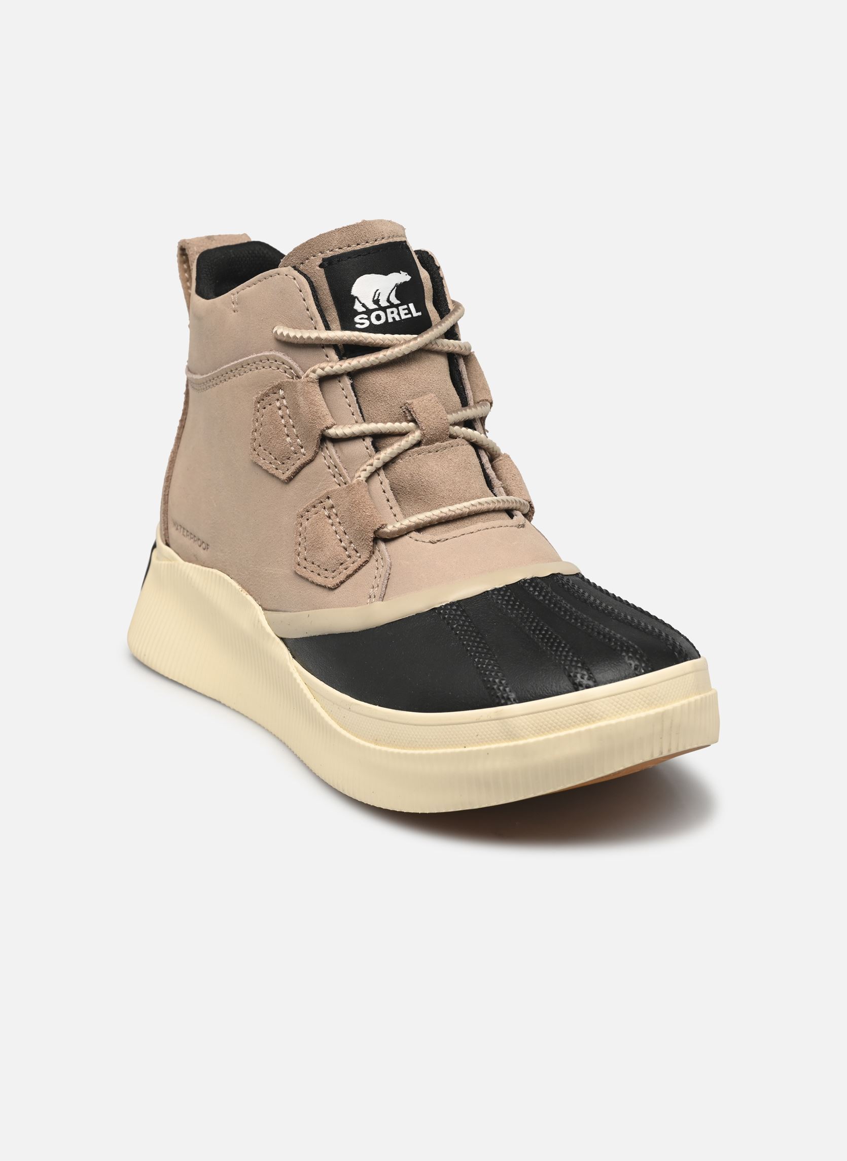 Baskets OUT N ABOUT IV CLASSIC WATERPROOF femme gris Sorel Baskets OUT N ABOUT IV CLASSIC WATERPROOF femme gris Omega Taupe, Black