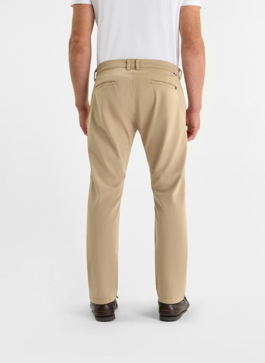 Pantalons droits Pantalon chino CESAR White homme beige Le temps des cerises Pantalons droits Pantalon chino CESAR White homme beige Beige