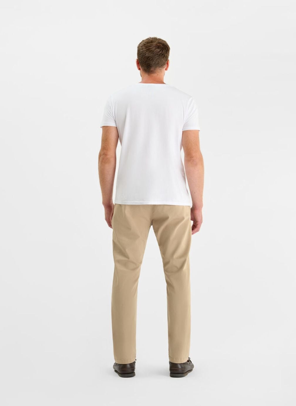 Pantalons droits Pantalon chino CESAR White homme beige Le temps des cerises Pantalons droits Pantalon chino CESAR White homme beige Beige