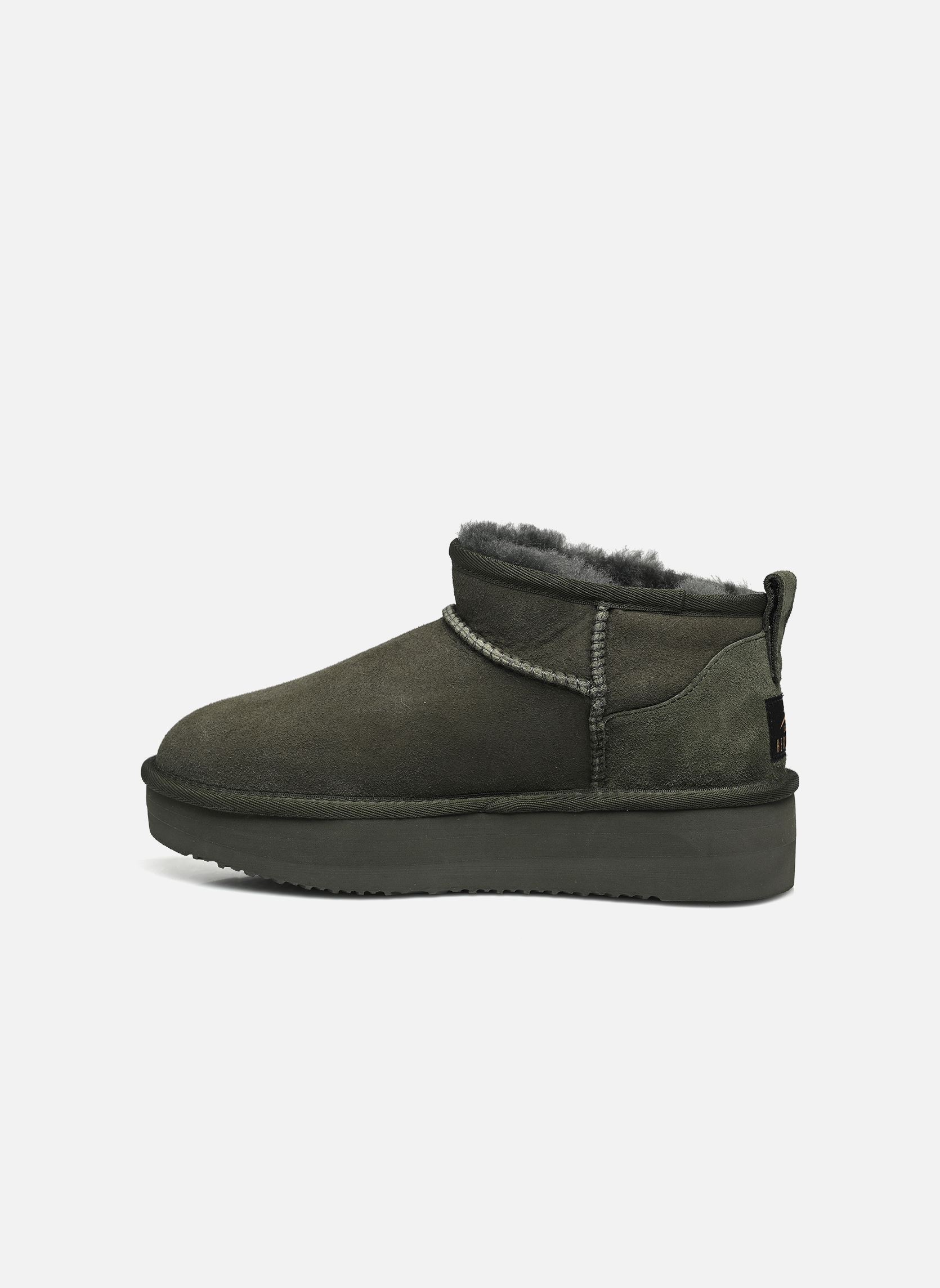 Bottines fourrées PATINEUSE femme vert Sweet Heritage Bottines fourrées PATINEUSE femme vert FOREST