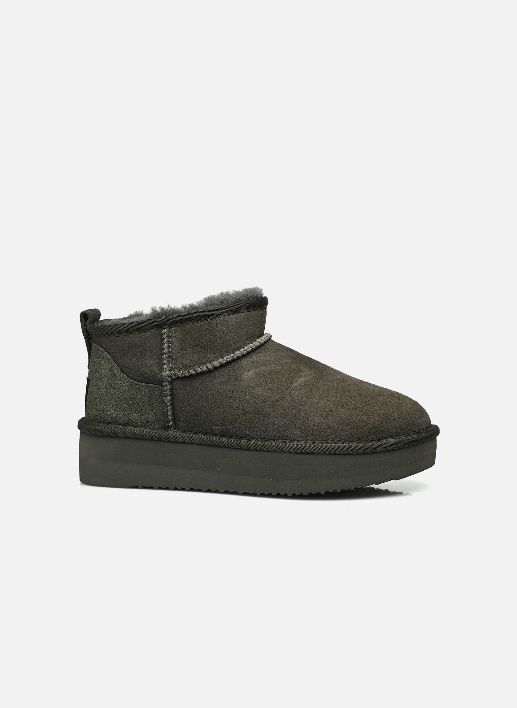 Bottines fourrées PATINEUSE femme vert Sweet Heritage Bottines fourrées PATINEUSE femme vert FOREST