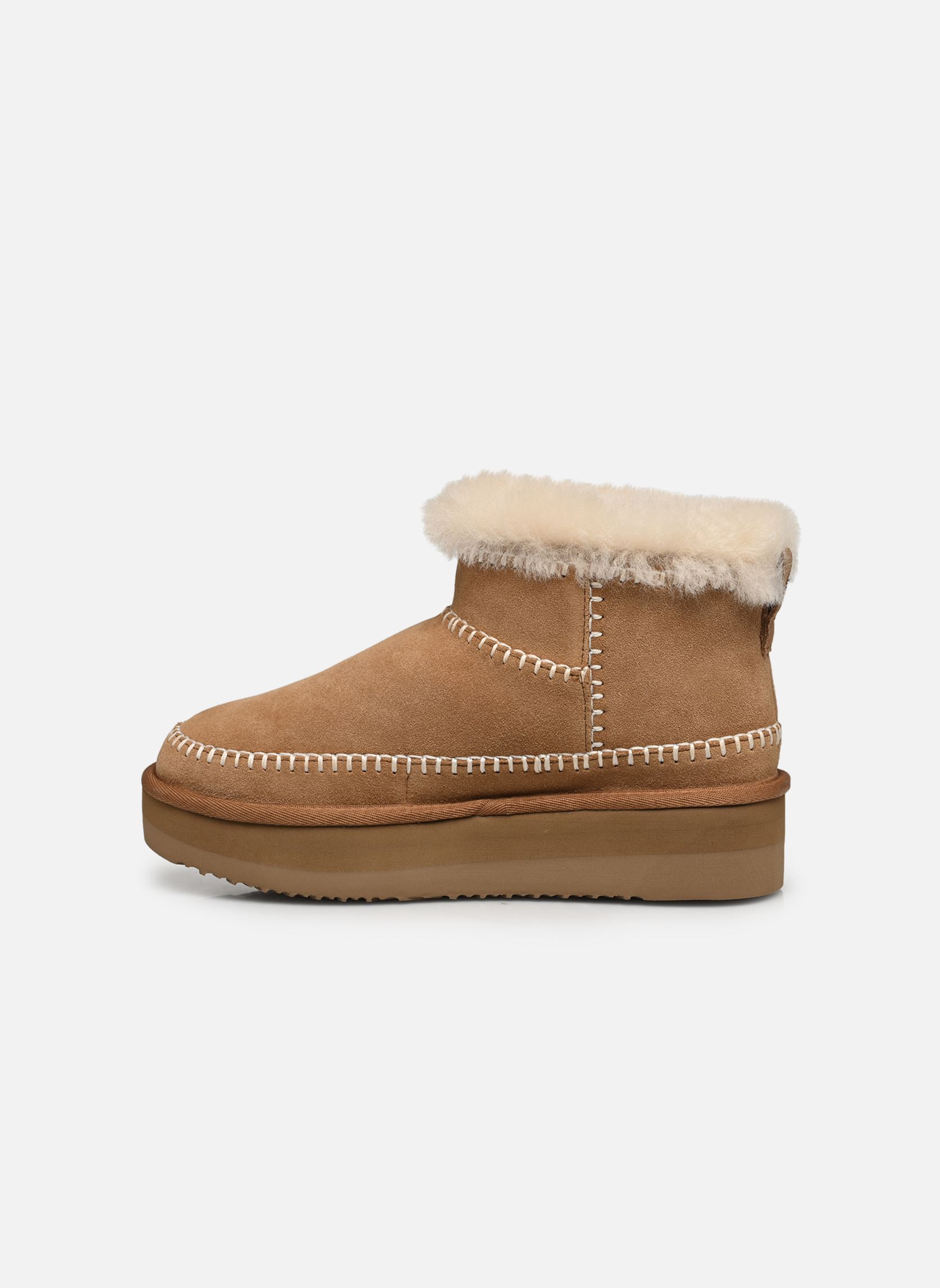 Gefütterte Stiefeletten LUNA damen braun Sweet Heritage Gefütterte Stiefeletten LUNA damen braun CHESNUT