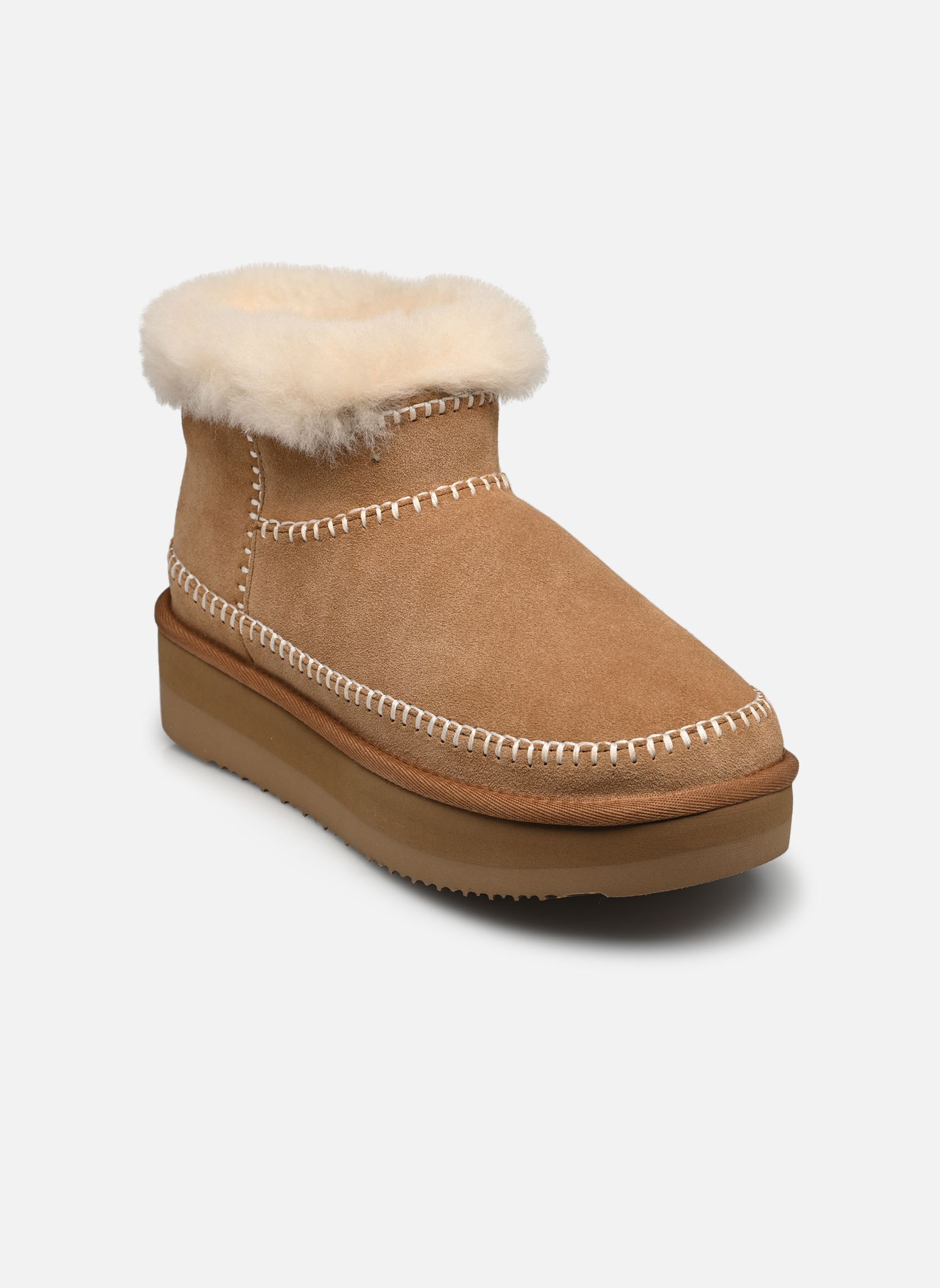 Gefütterte Stiefeletten LUNA damen braun Sweet Heritage Gefütterte Stiefeletten LUNA damen braun CHESNUT