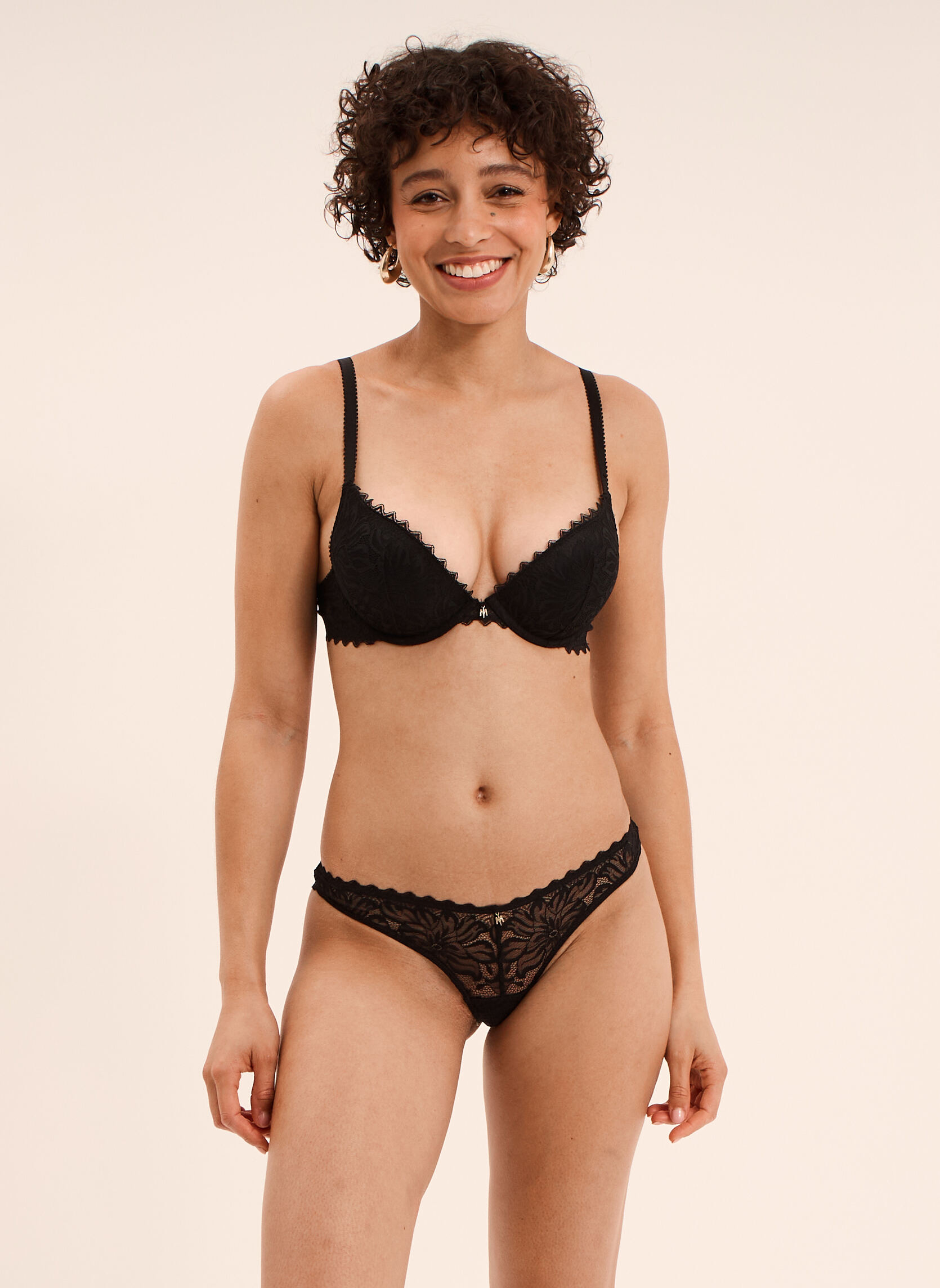 Brassières INDISCRETEPMWBMAXIPUSH femme noir Mosquitos Brassières INDISCRETEPMWBMAXIPUSH femme noir Noir