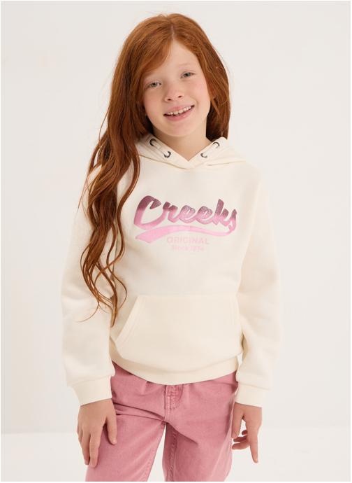 CREEKS Sweats à capuche CRE4_STANFORD_ORIGINAL fille beige
