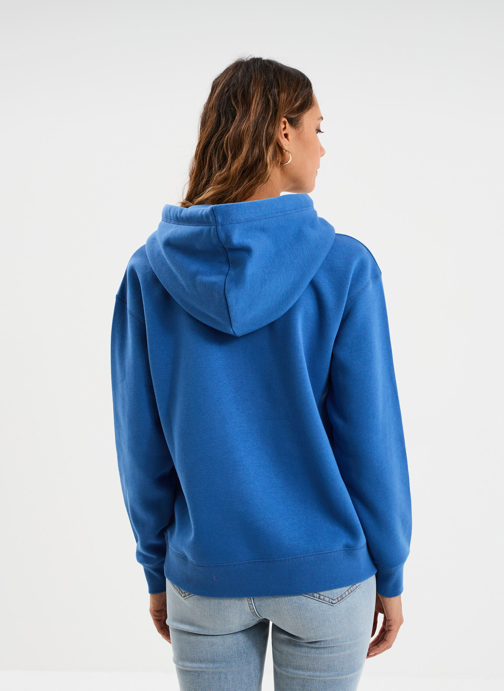 Sweats à capuche CRE3_SBABE femme bleu CREEKS Sweats à capuche CRE3_SBABE femme bleu Bleu fluo