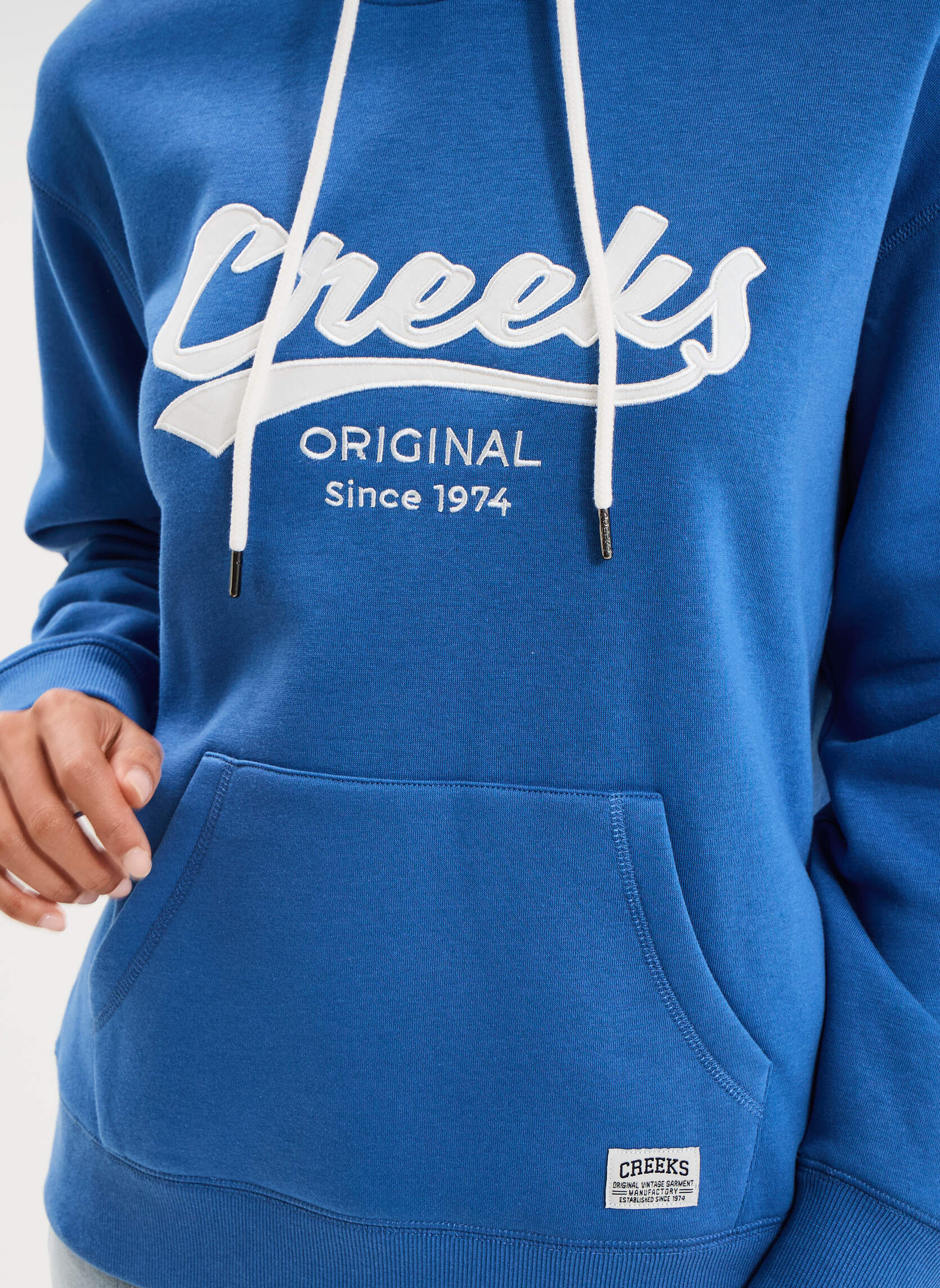 Sweats à capuche CRE3_SBABE femme bleu CREEKS Sweats à capuche CRE3_SBABE femme bleu Bleu fluo
