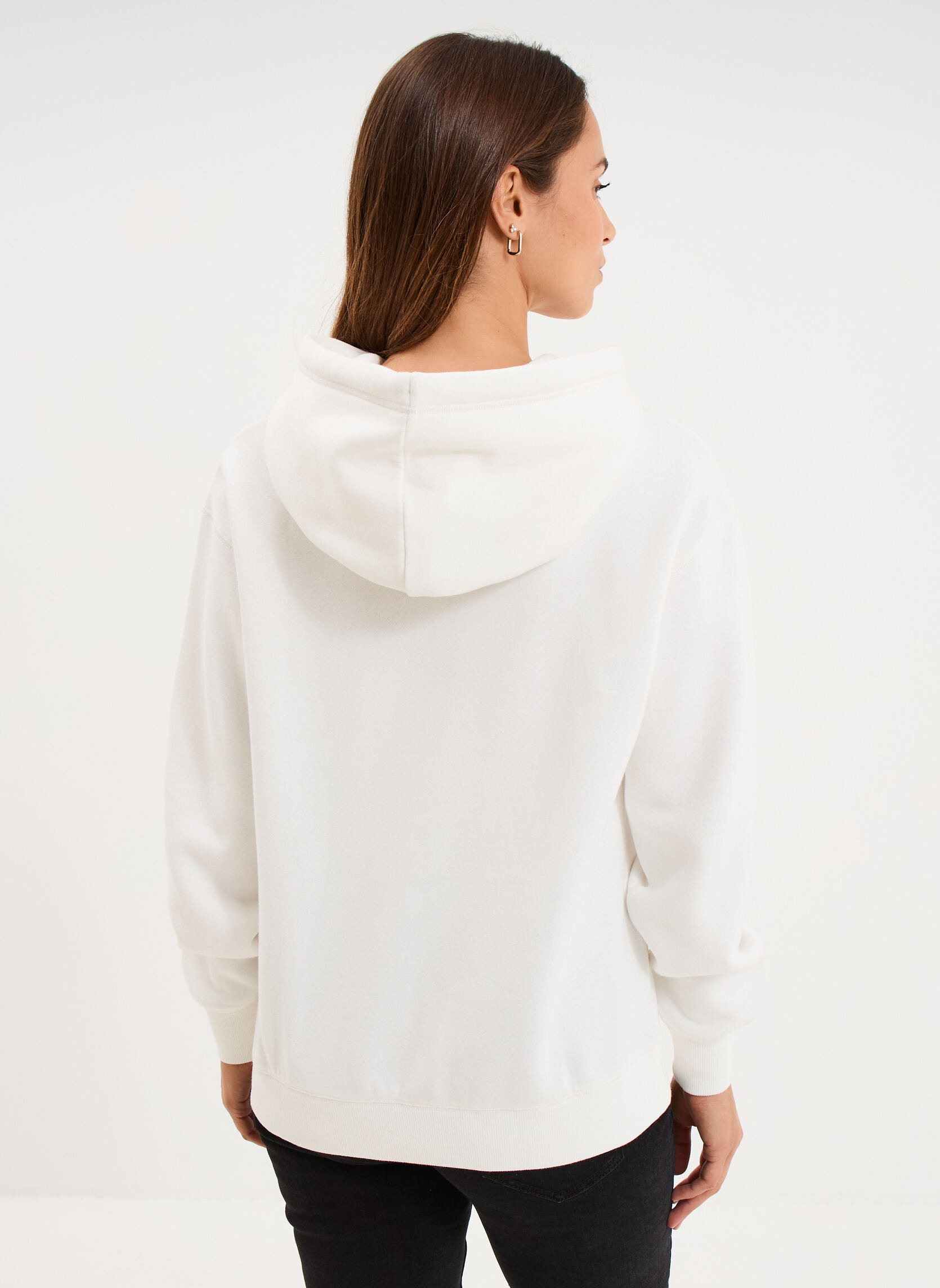 Sweats à capuche CRE3_SBABE femme blanc CREEKS Sweats à capuche CRE3_SBABE femme blanc Blanc chiné