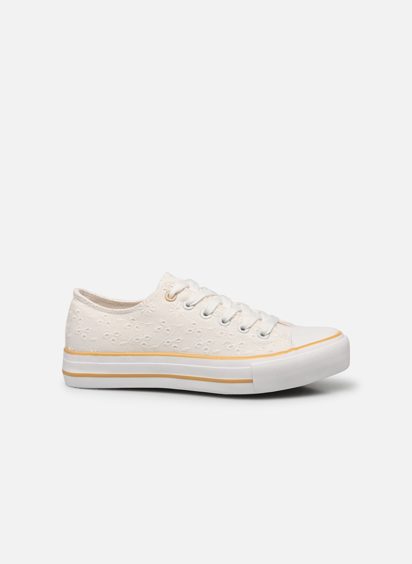 Leinen-Sneaker Baskets GOTELLE damen weiß MADE BY Leinen-Sneaker Baskets GOTELLE damen weiß BLANC