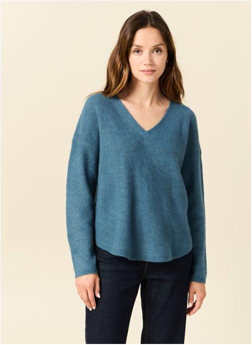 BONOBO Jeans MIT LANGEN ÄRMEL - Pullover - gris clair