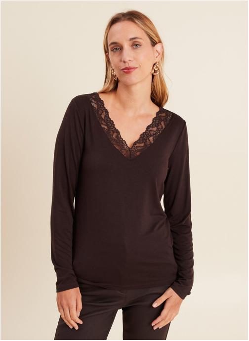 Bréal Tee-shirts TERMOVI femme marron