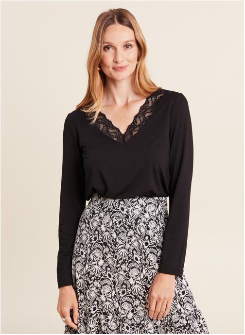 Bréal Tee-shirts TERMOVI femme noir
