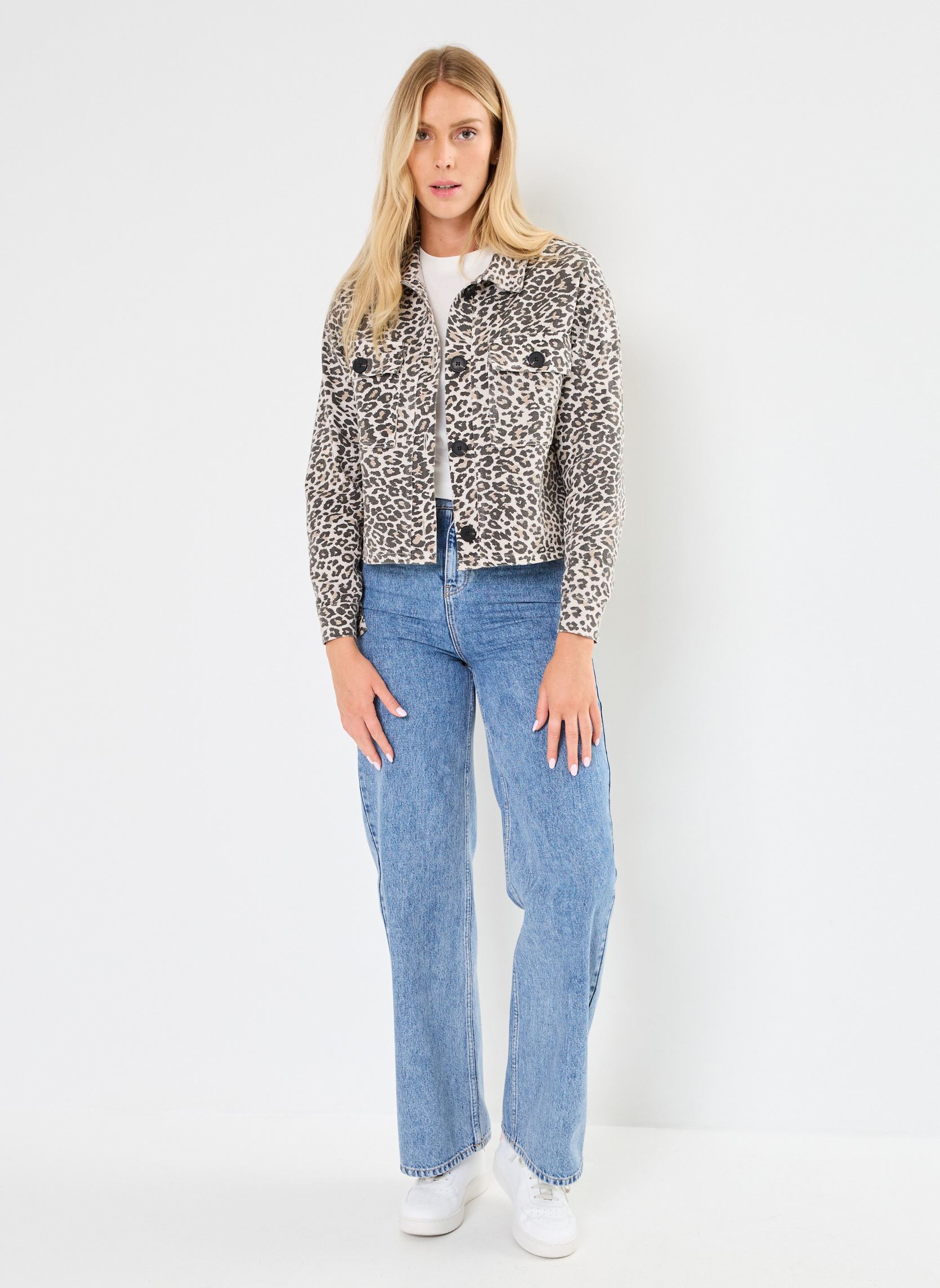 Jacken IXJILLA JA damen mehrfarbig Ichi Jacken IXJILLA JA damen mehrfarbig CORNSTALK LEO PRINT