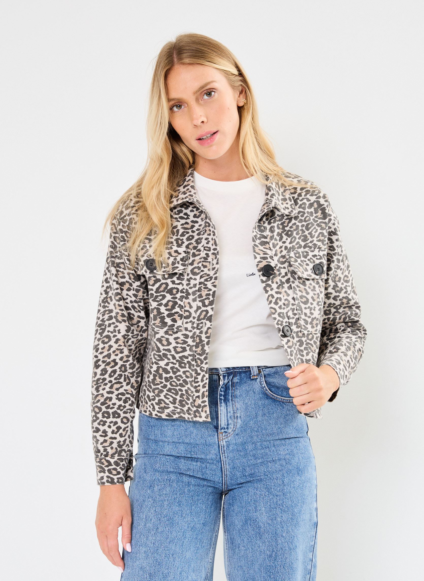 Jacken IXJILLA JA damen mehrfarbig Ichi Jacken IXJILLA JA damen mehrfarbig CORNSTALK LEO PRINT