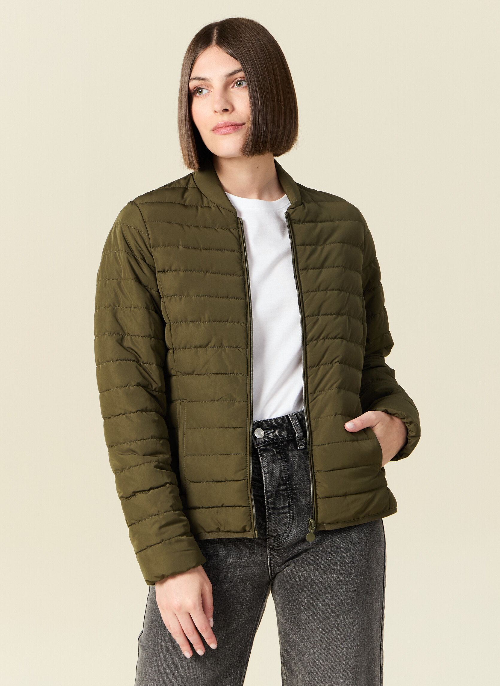 Doudounes Doudounes - NEWDOUDOU2F femme vert Bonobo Doudounes Doudounes - NEWDOUDOU2F femme vert Kaki