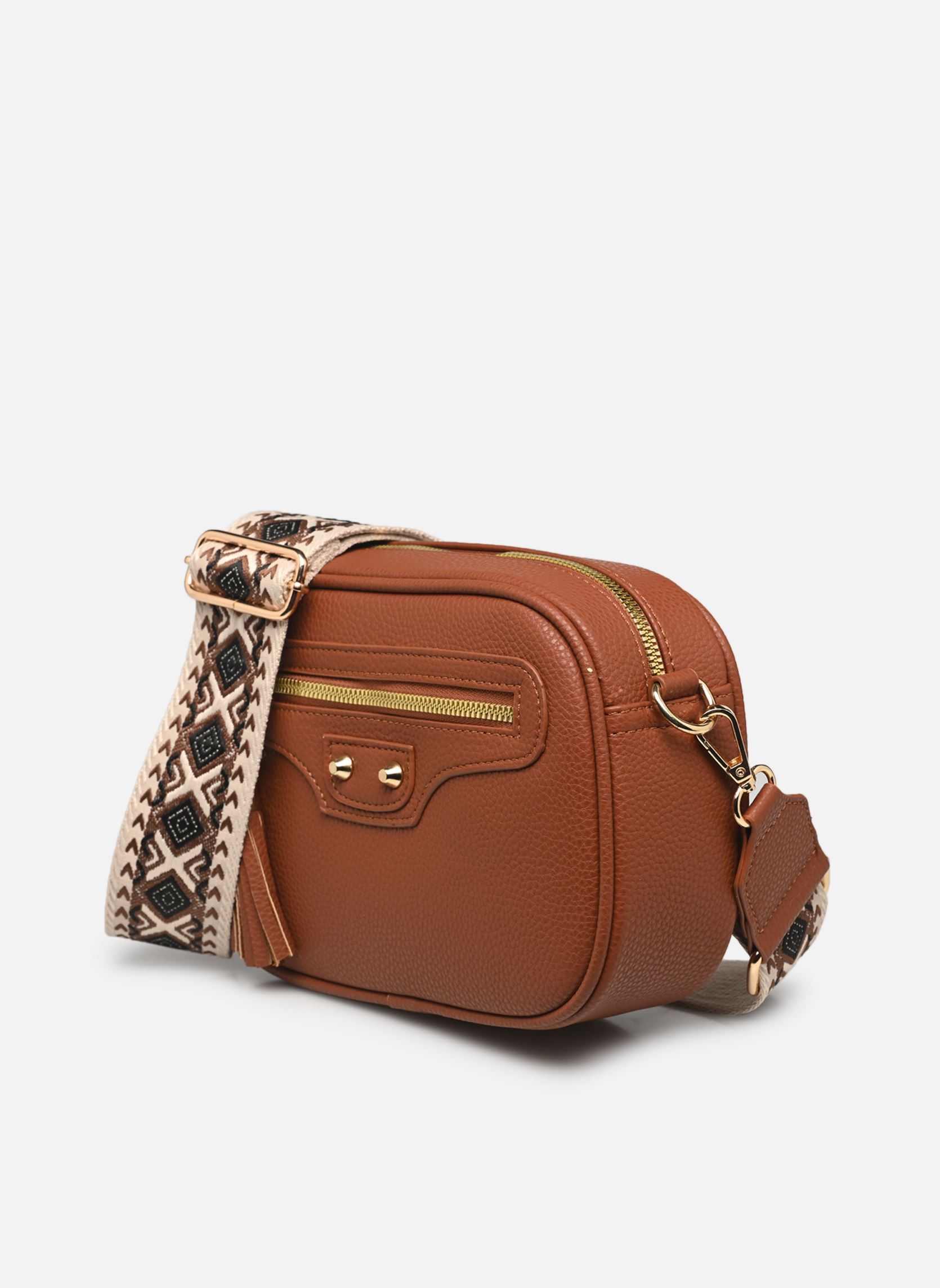 Schoudertassen Sac bandoulière WAFA dames bruin MADE BY Schoudertassen Sac bandoulière WAFA dames bruin MARRON
