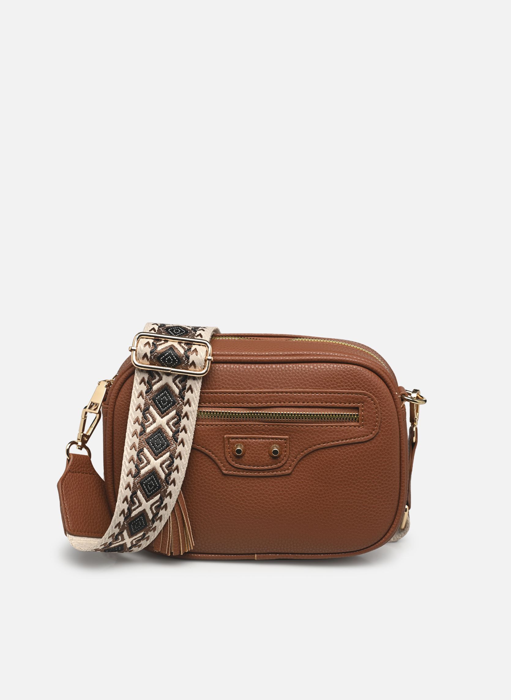 Schoudertassen Sac bandoulière WAFA dames bruin MADE BY Schoudertassen Sac bandoulière WAFA dames bruin MARRON