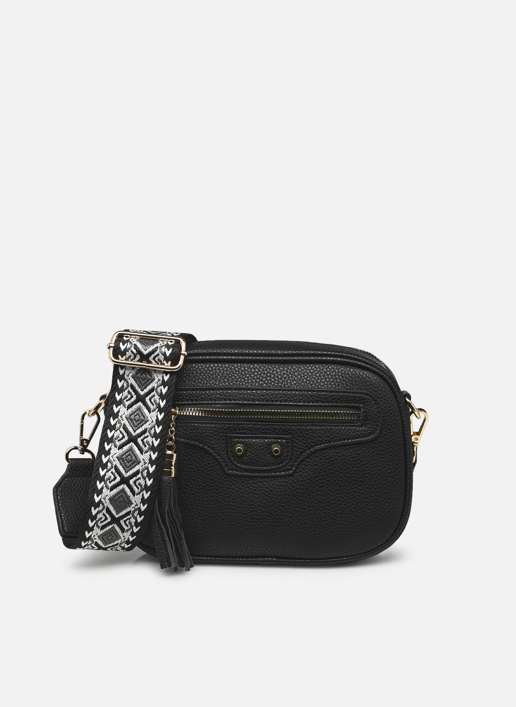 Umhängetaschen Sac bandoulière WAFA damen schwarz MADE BY Umhängetaschen Sac bandoulière WAFA damen schwarz NOIR