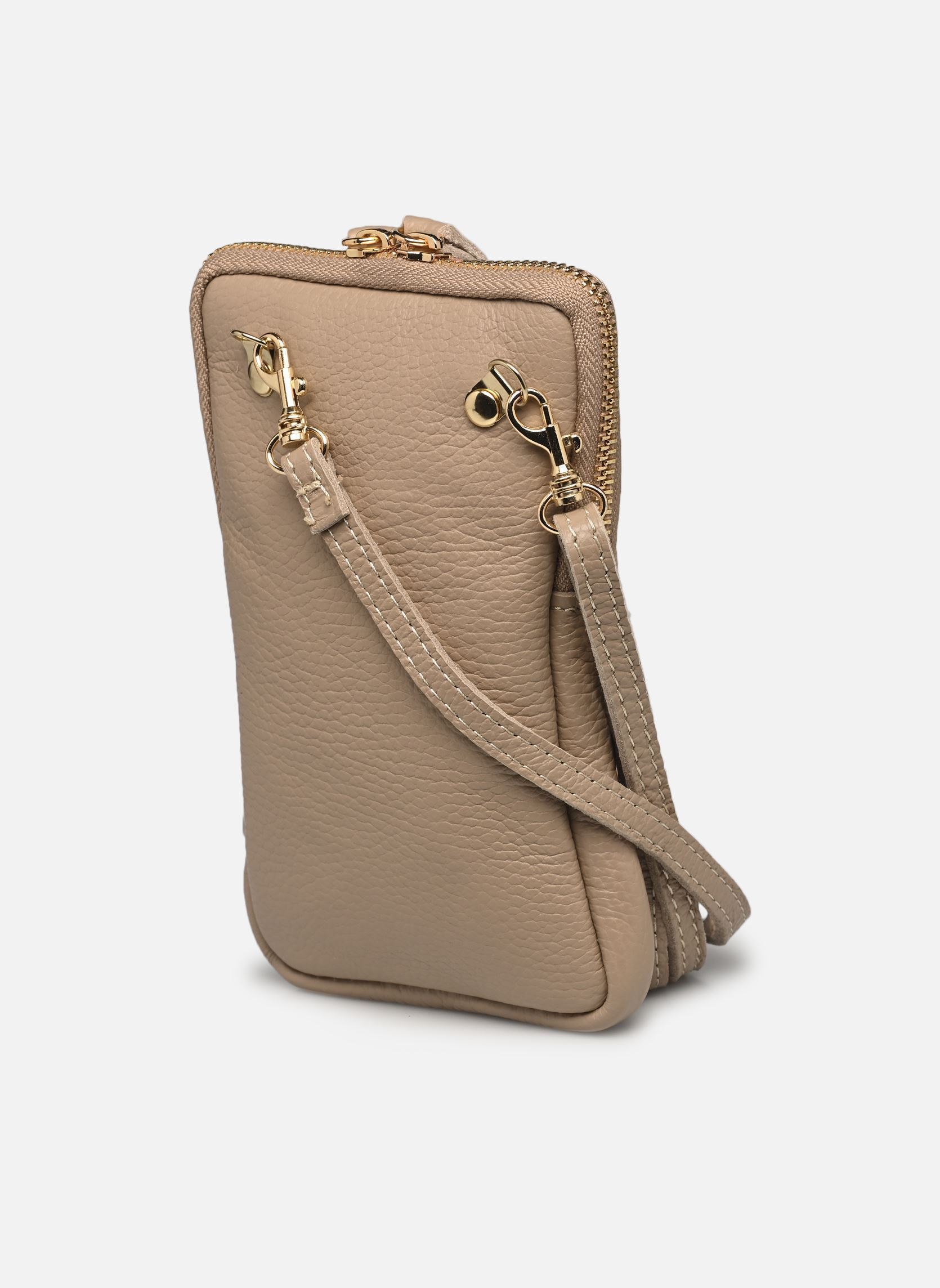 Clutches Pochette téléphone Wophone dames beige MADE BY Clutches Pochette téléphone Wophone dames beige DORÉ