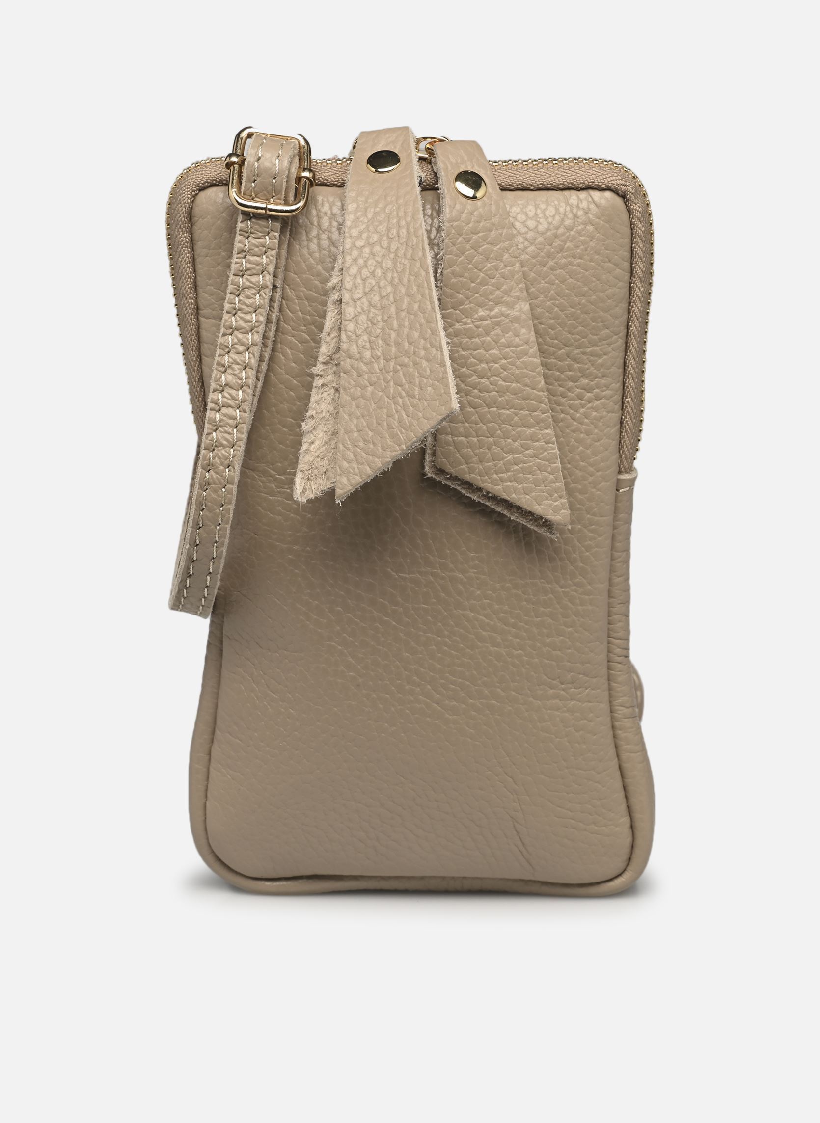 Clutches Pochette téléphone Wophone dames beige MADE BY Clutches Pochette téléphone Wophone dames beige DORÉ