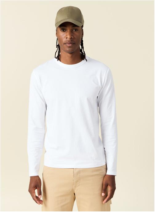 Bonobo Tee-shirts T-shirts manches longues - PERFECTLONGH homme blanc