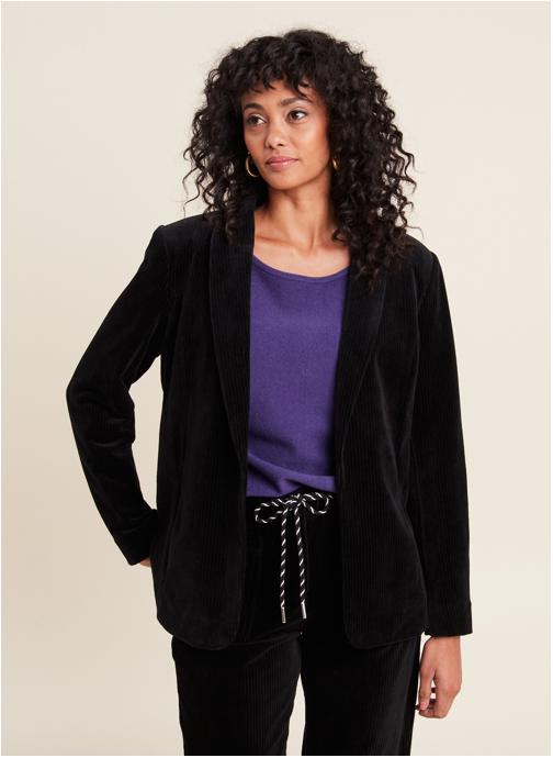 Bréal Vestes de costume VEBLAKELOVE femme noir