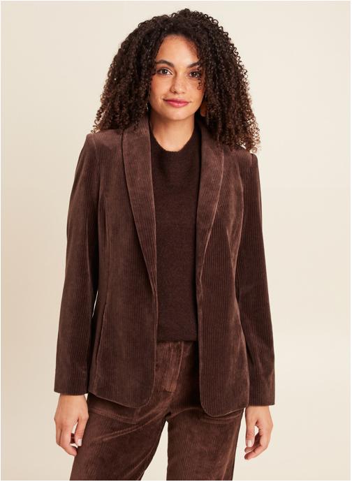 Bréal Vestes de costume VEBLAKELOVE femme marron