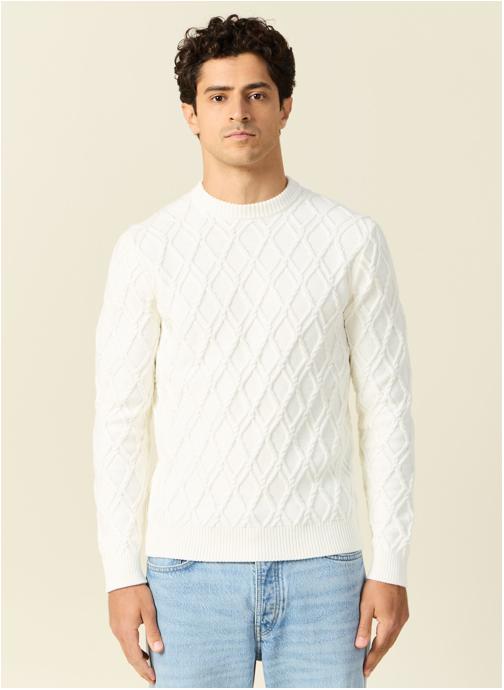 Bonobo Pulls Pulls col rond - TORSISCAPEH homme blanc