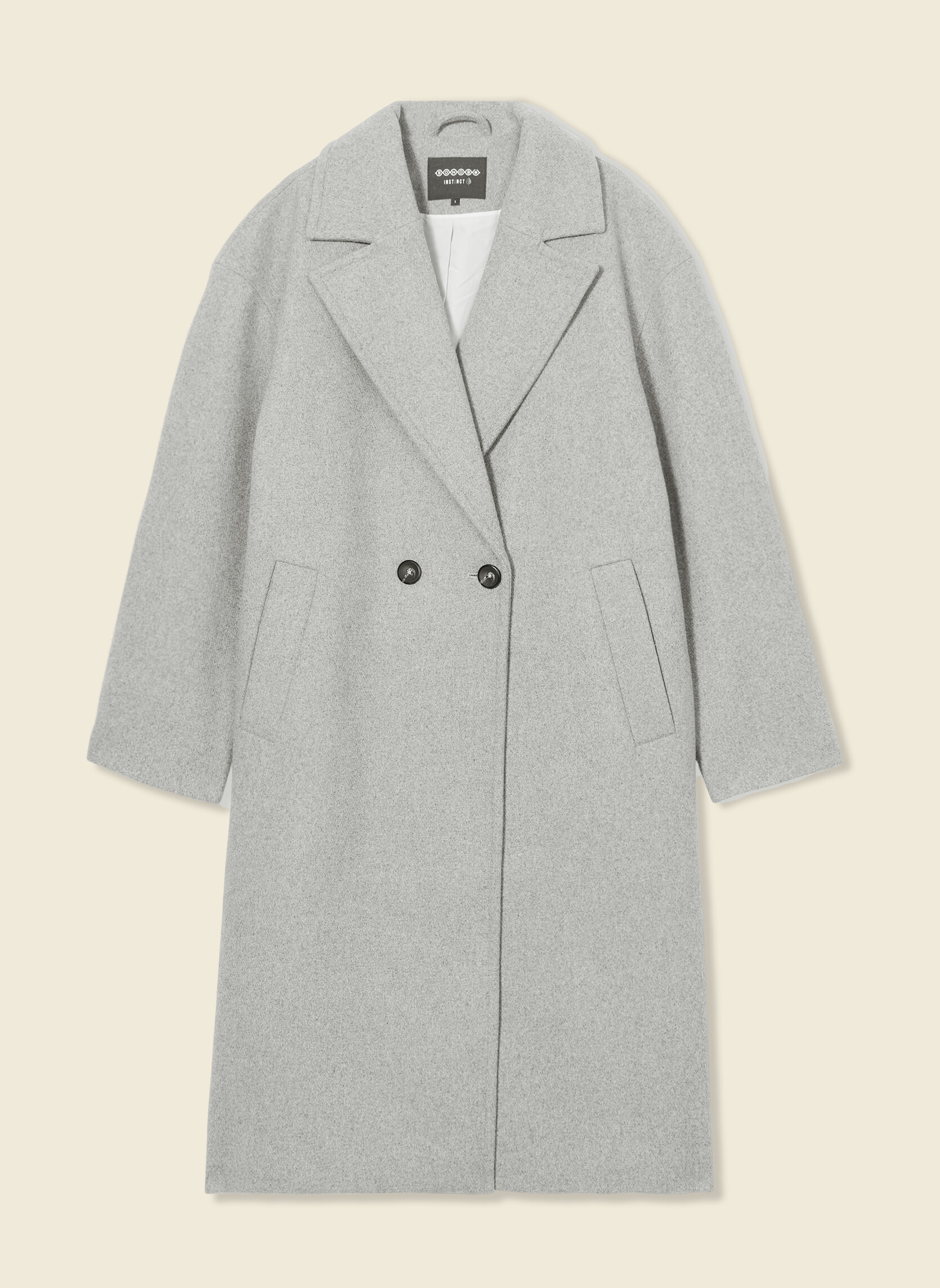 Manteaux classiques TRENDYCOATF femme gris Bonobo Manteaux classiques TRENDYCOATF femme gris Gris