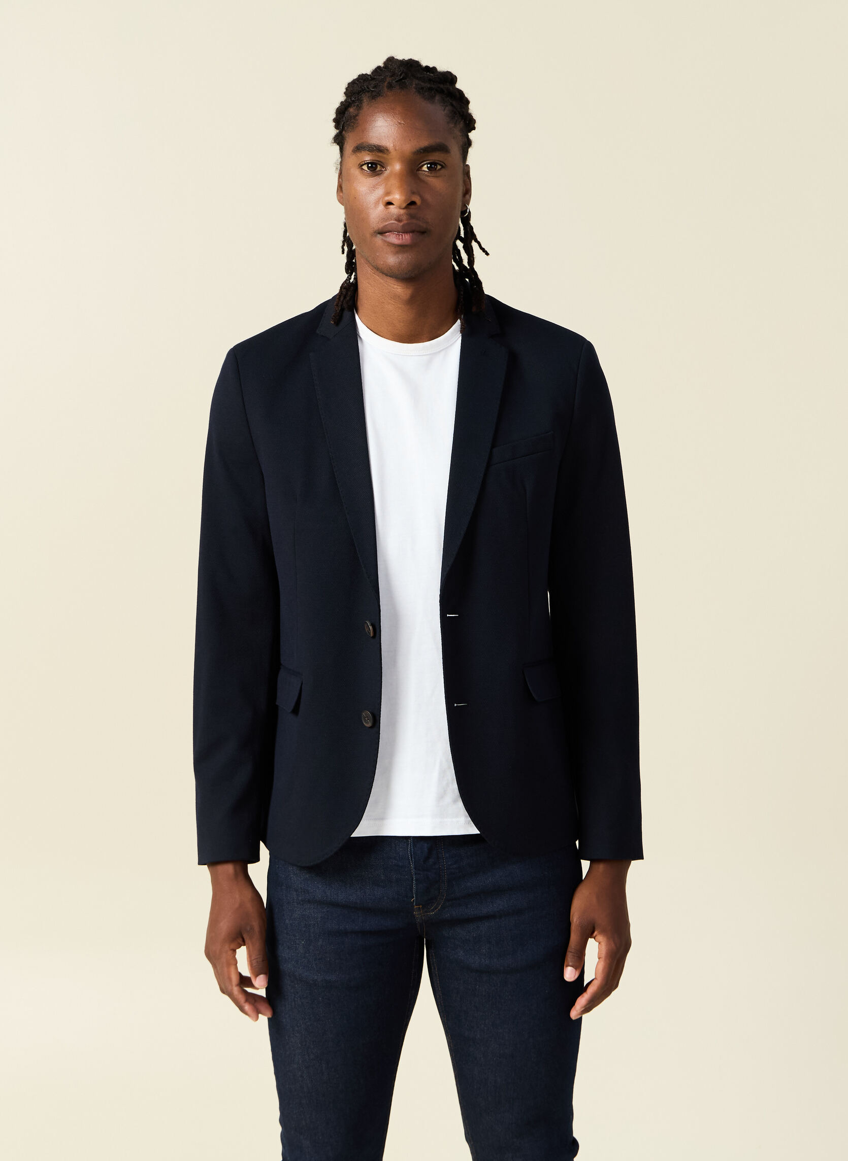 Vestes Vestes casual - ESSBLAZ2H homme bleu Bonobo Vestes Vestes casual - ESSBLAZ2H homme bleu Bleu marine