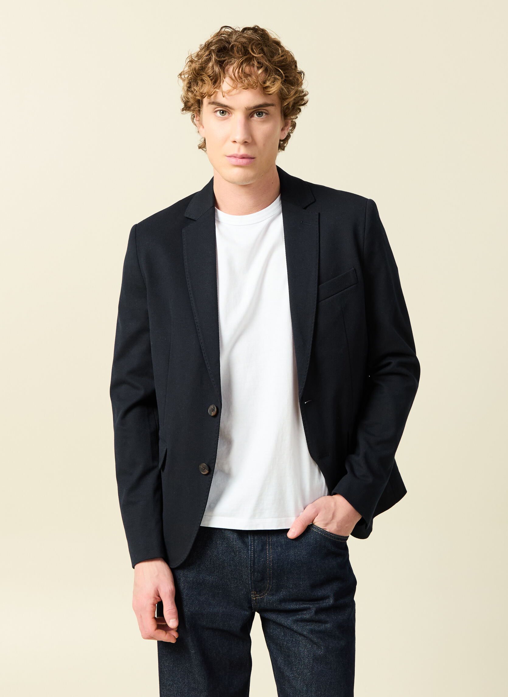 Vestes Vestes casual - ESSBLAZ2H homme bleu Bonobo Vestes Vestes casual - ESSBLAZ2H homme bleu Bleu marine