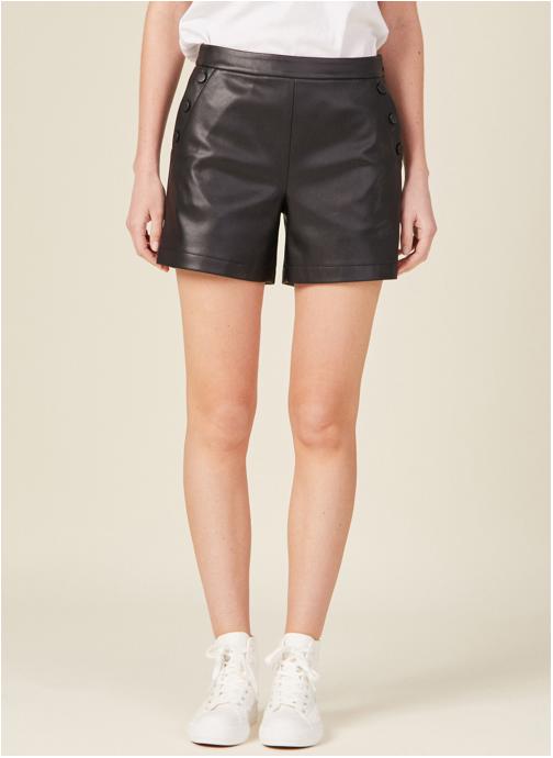 Bonobo Shorts PUPONSHOF femme noir