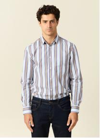 Chemises Chemises manches longues - FLAWSHIRT1H homme bleu Bonobo Chemises Chemises manches longues - FLAWSHIRT1H homme bleu Bleu clair
