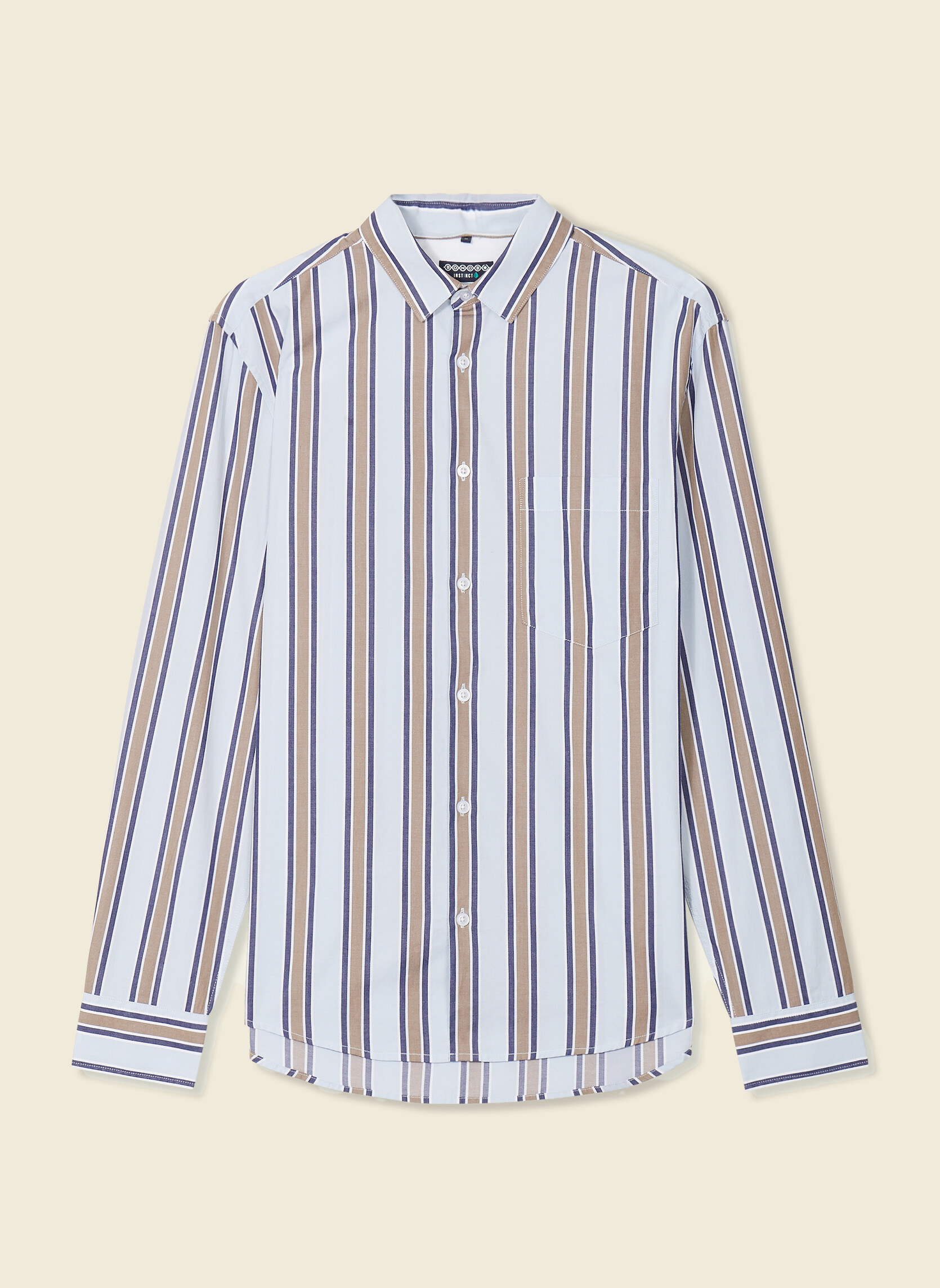 Chemises Chemises manches longues - FLAWSHIRT1H homme bleu Bonobo Chemises Chemises manches longues - FLAWSHIRT1H homme bleu Bleu clair