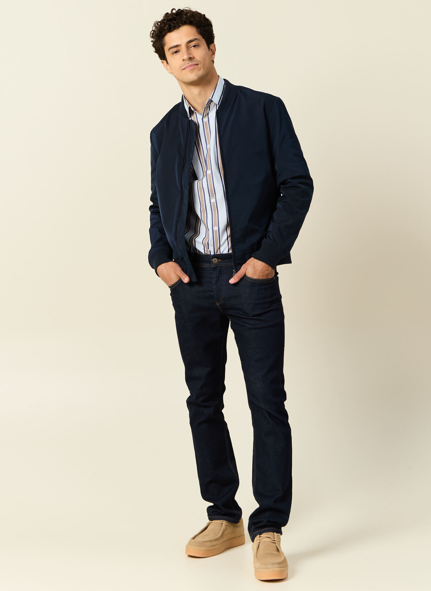 Chemises Chemises manches longues - FLAWSHIRT1H homme bleu Bonobo Chemises Chemises manches longues - FLAWSHIRT1H homme bleu Bleu clair