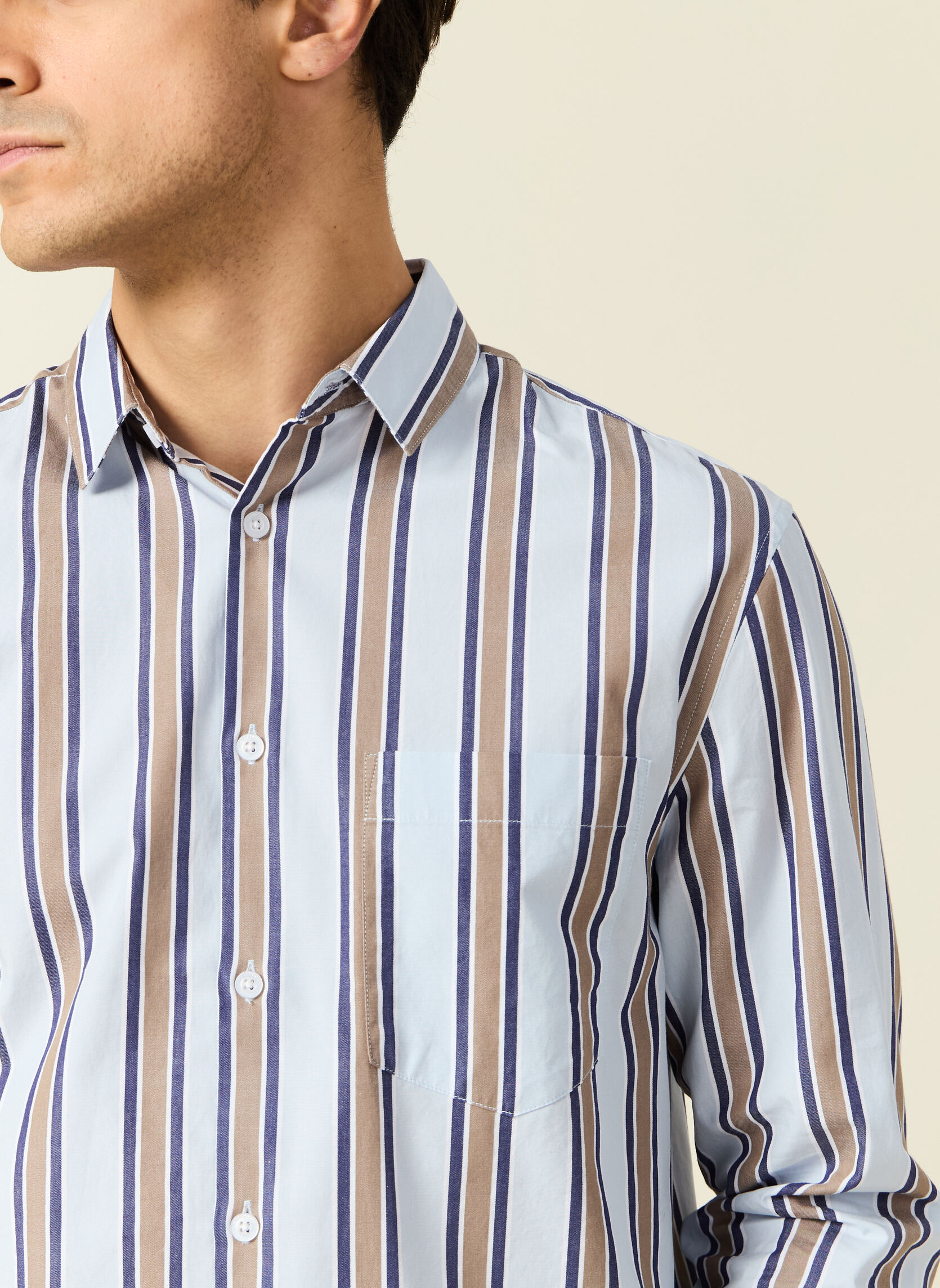 Chemises Chemises manches longues - FLAWSHIRT1H homme bleu Bonobo Chemises Chemises manches longues - FLAWSHIRT1H homme bleu Bleu clair