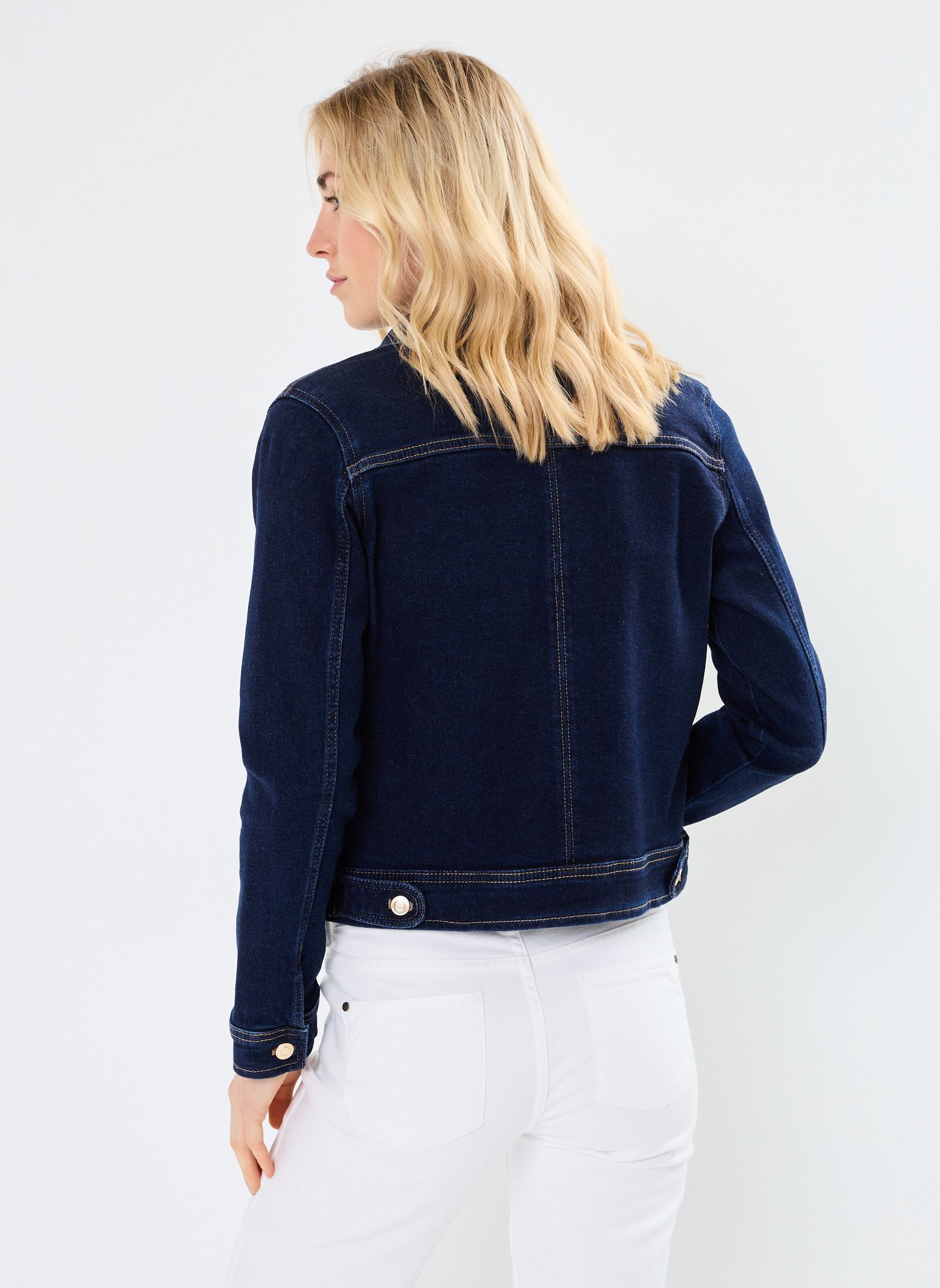 Vestes en jean VESTE-DENIM femme bleu Georgia Rose Vestes en jean VESTE-DENIM femme bleu DENIM BRUT