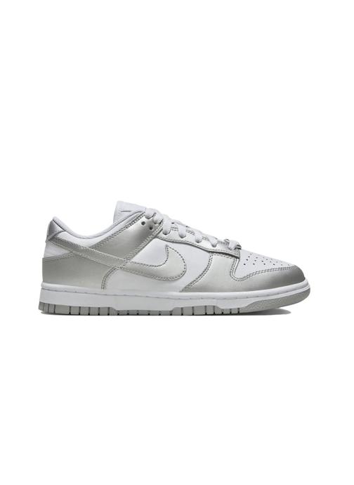 nike white metallic silver
