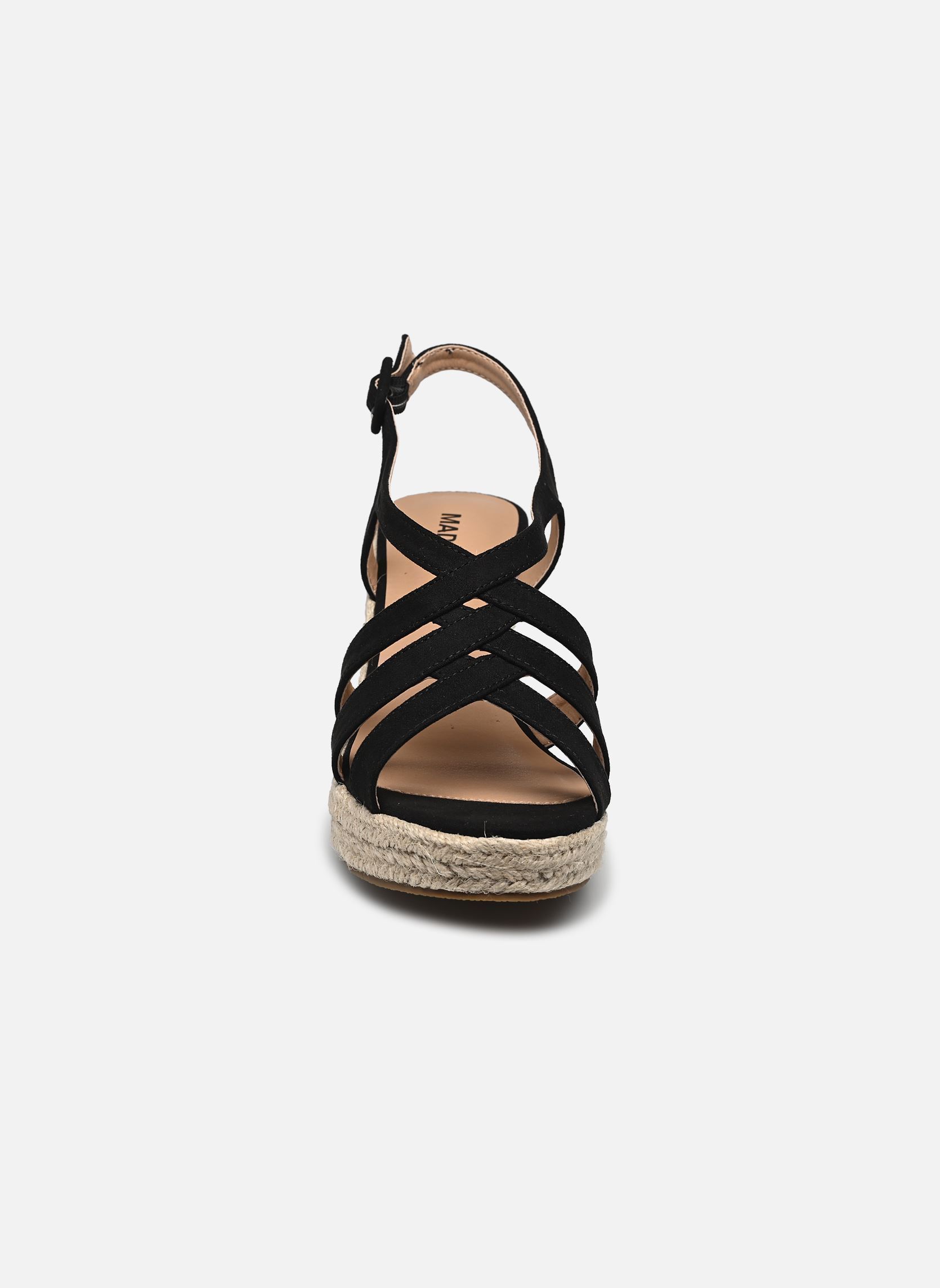 Espadrilles compensées et plateformes Sandales SKAFI femme noir MADE BY Espadrilles compensées et plateformes Sandales SKAFI femme noir Noir