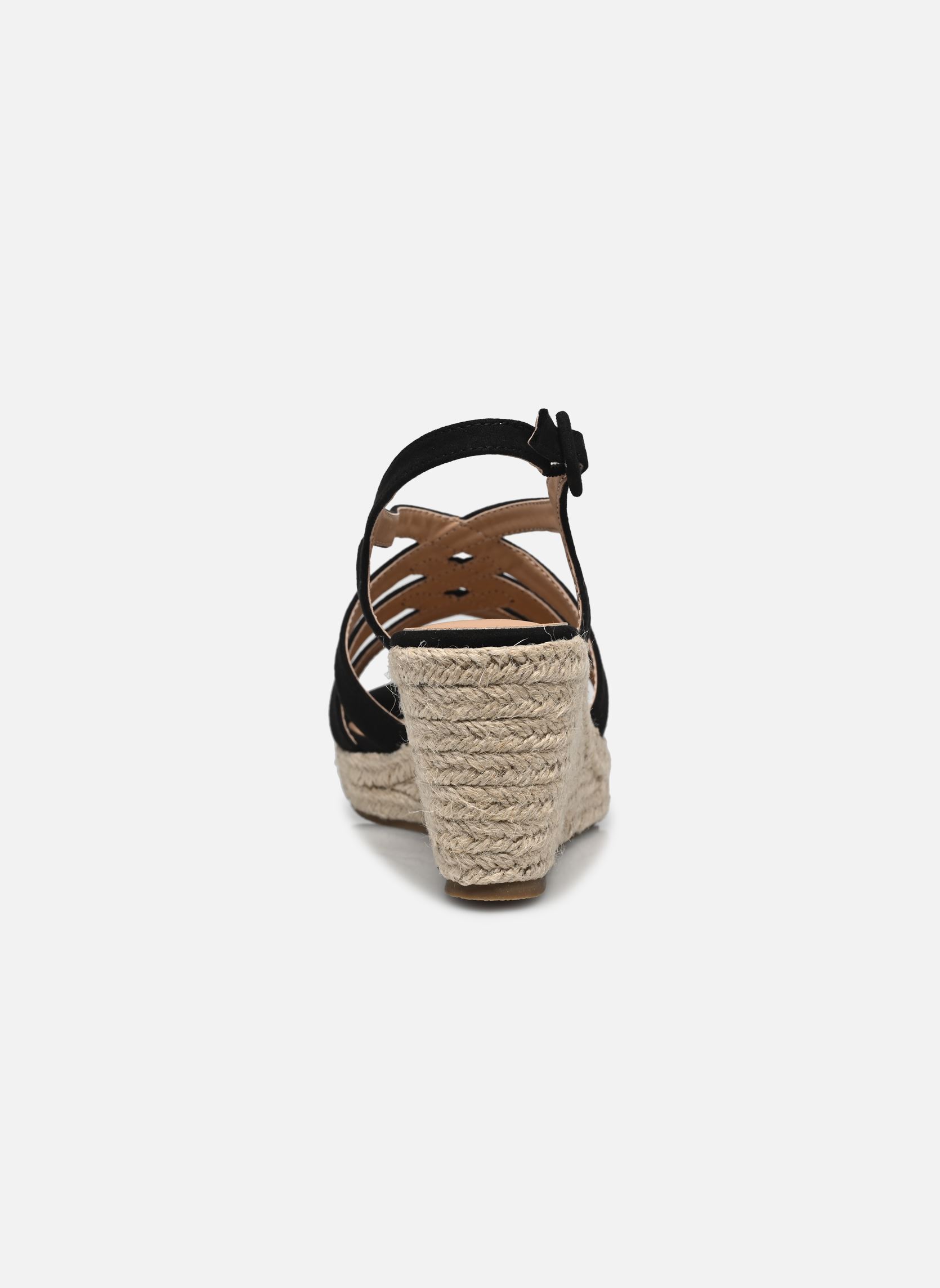 Espadrilles compensées et plateformes Sandales SKAFI femme noir MADE BY Espadrilles compensées et plateformes Sandales SKAFI femme noir Noir