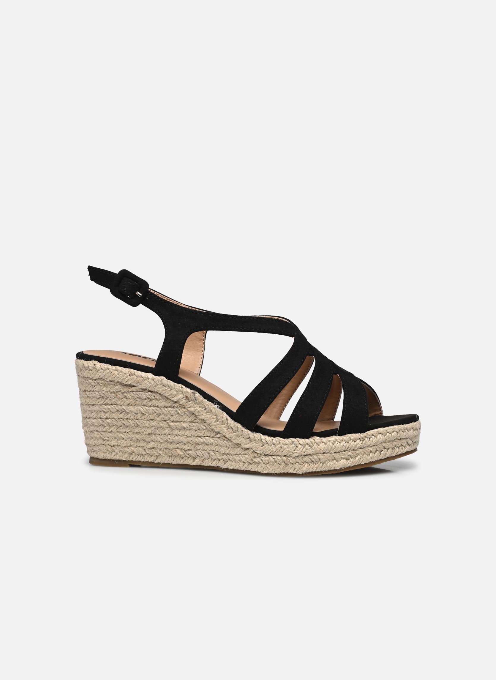 Espadrilles compensées et plateformes Sandales SKAFI femme noir MADE BY Espadrilles compensées et plateformes Sandales SKAFI femme noir Noir