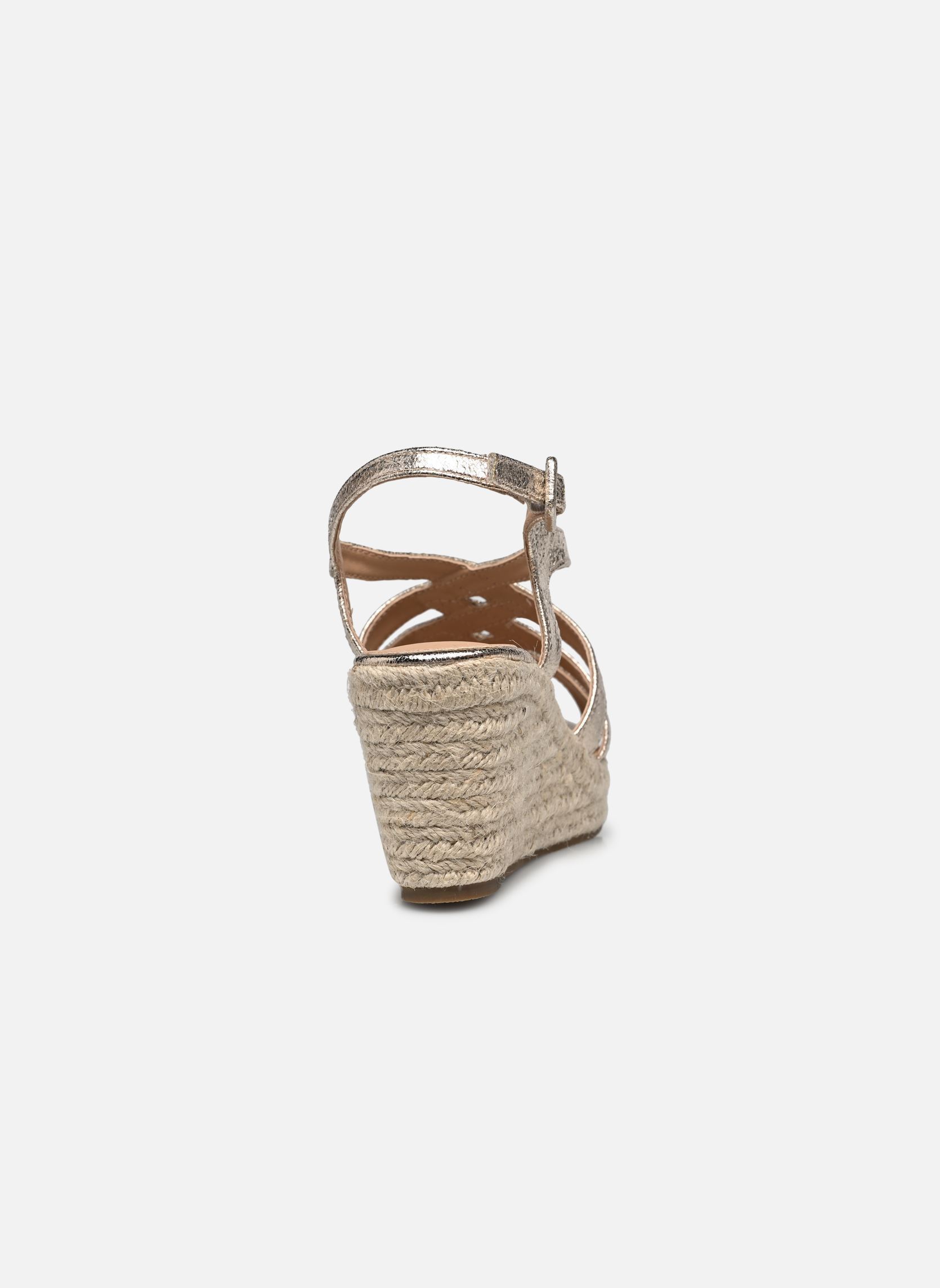 Espadrilles compensées et plateformes Sandales SKAFI femme or et bronze MADE BY Espadrilles compensées et plateformes Sandales SKAFI femme or et bronze Doré