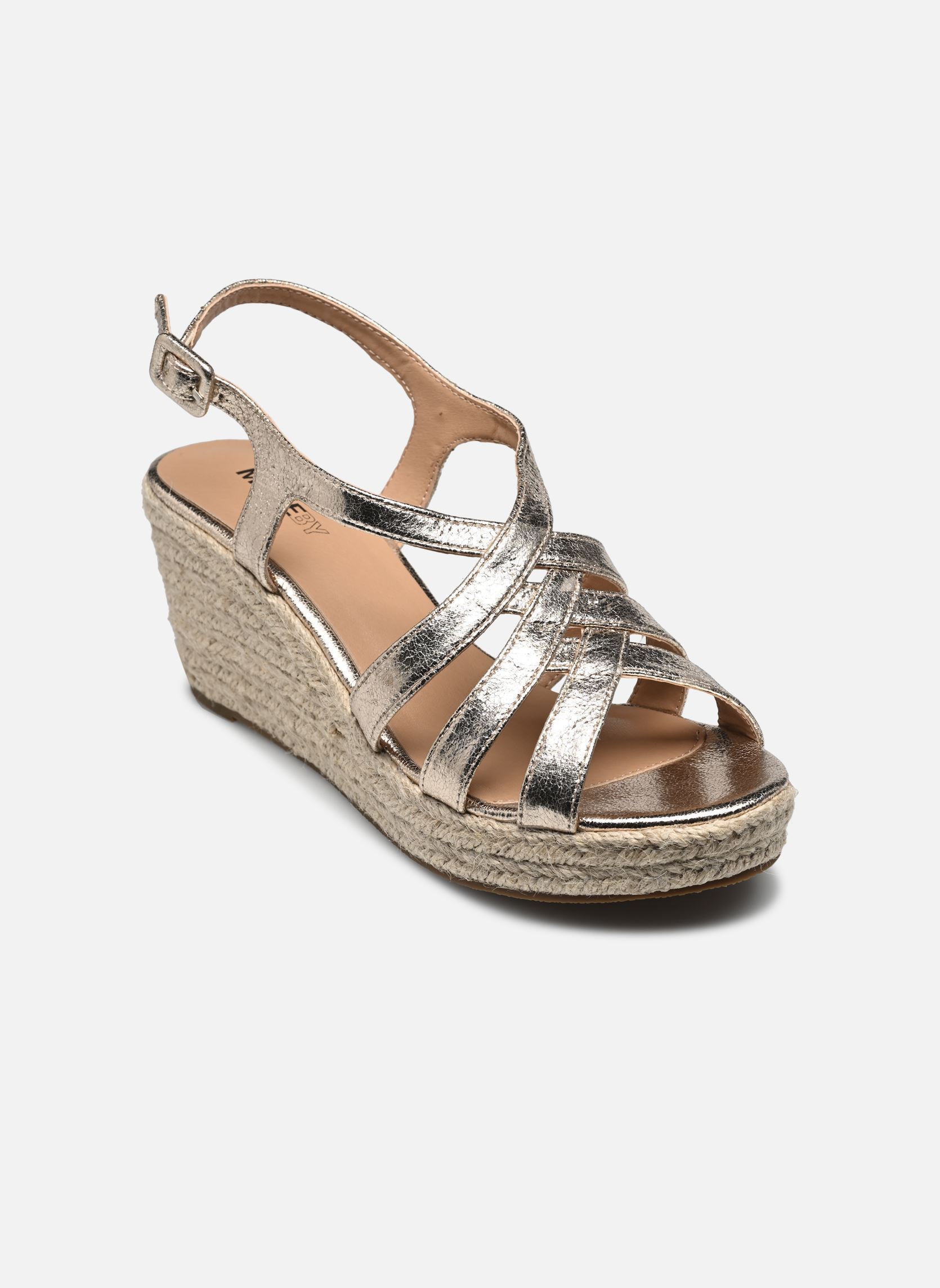 Espadrilles compensées et plateformes Sandales SKAFI femme or et bronze MADE BY Espadrilles compensées et plateformes Sandales SKAFI femme or et bronze Doré